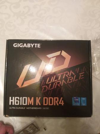 Материнка H610 gigabyte ddr4