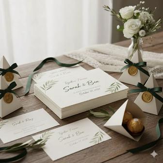 Пригласительные электронные, бонбоньерки