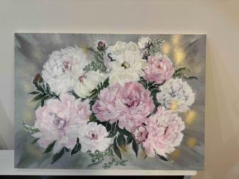 Картина маслом на холсте. Натуральные материалы.