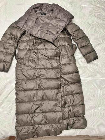 Теплый длинный пуховик от бренда SAVAGE. 
100% пух, легкий.