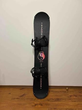 Сноуборд salomon с креплениями