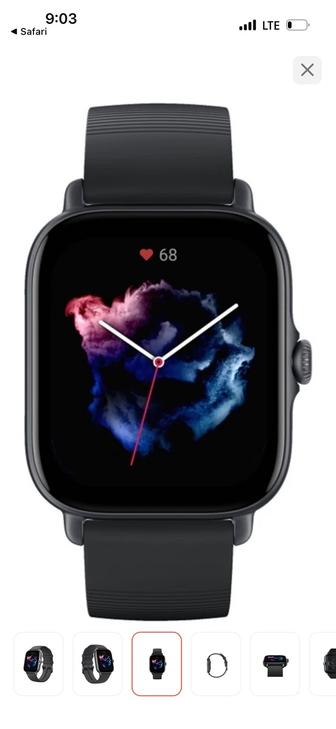 Продам часы Amazfit GTS3