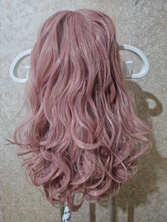 Парик розовый