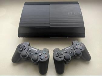 Прошитая PS3 Super slim 45 игр 500 Гб, Каспи Рассрочка Каспи RED