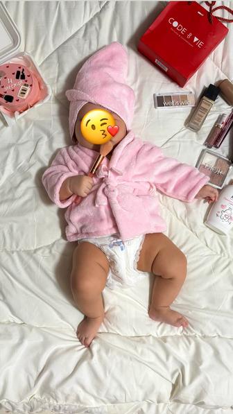 Детский халат для фотосессии 1-3мес