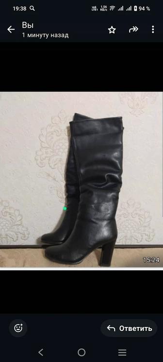 Продаю сапоги женские кожаные хорошие
