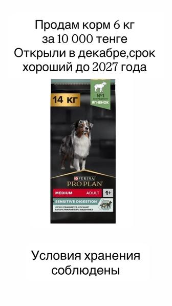 Корм PRO PLAN Sensitive Digestion Ягненок для взрослых средних пород