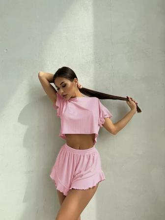 Пижама женская розовая