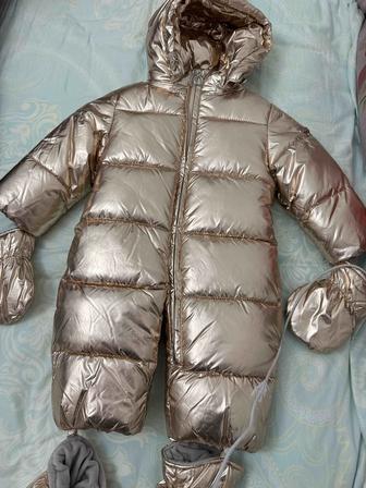 Зимний комбинезон для детей с 0 месяцев до года