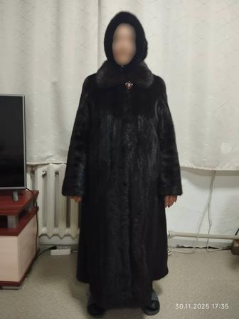 Норковая шуба и шапка