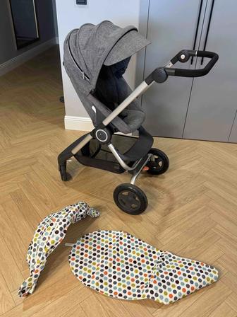Коляска прогулочная Stokke Scoot V2 Black Melange