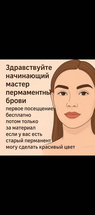 Перманентный макияж брови