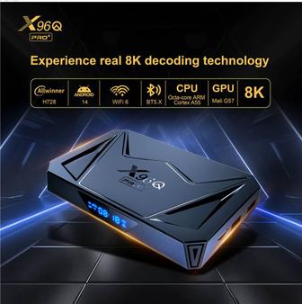 X96Q PRO PLUS тв-бокс на Андроиде 14.