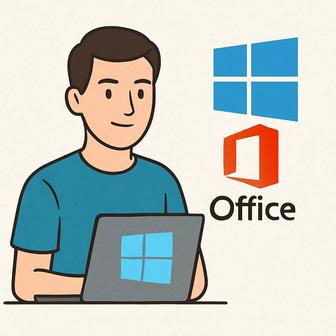 Установление ОС Windows, Microsoft Office