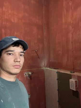 Укладка кафеля керамогранит!