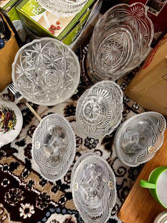 Хрустальды конфетница