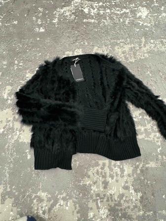 Кофта с натуральным кроликом