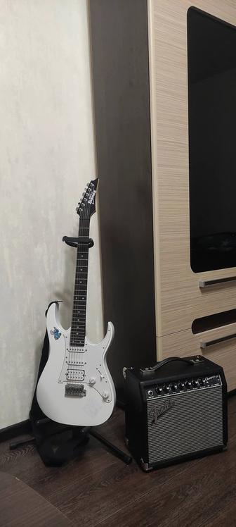 Электрогитара и Комбоусилитель