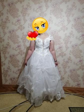 Отдам свадебное платье в отличном состоянии 48-50р