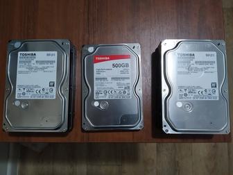 Жёсткие диски HDD 500GB.