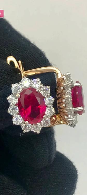 Продам Малинки с рубином 585 пр.вес 5.3