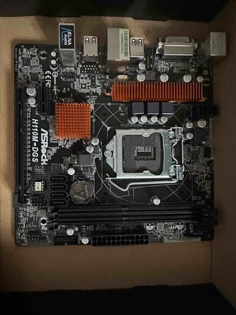 Продам материнскую плату asrock h110m-dgs