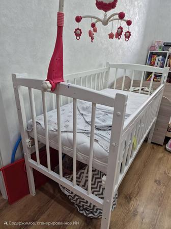 Продам детскую кроватку б/у