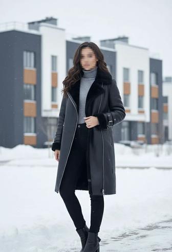 НОВАЯ итальянская дубленка