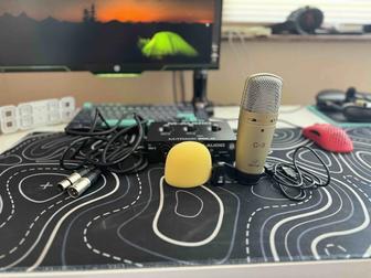 Микрофон Behringer C-3 M-Track Solo поп-фильтр