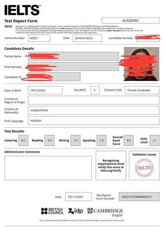 Готовлю к ЕНТ, IELTS, SAT и поступлению в университеты!