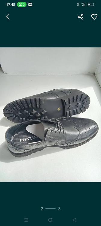 Продам туфли Pontino кожанные 41 размер