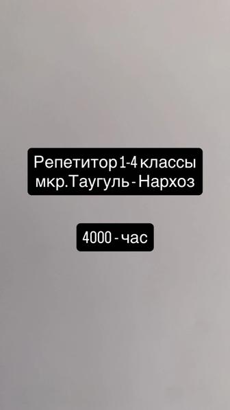 Репетитор 1-4 классы