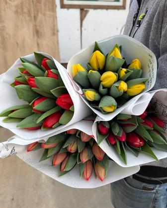 Тюльпаны к 8Марта оптом