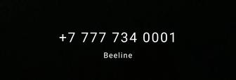 Номер Beeline