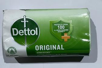 Кусковое мыло туалетное Dettol COOL Original 100% 125г