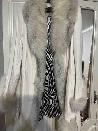 Куртка. Натуральная кожа, натуральный мех