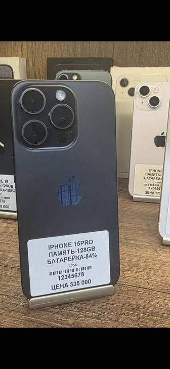 IPhone 15 Pro 128gb 84% без коробки
