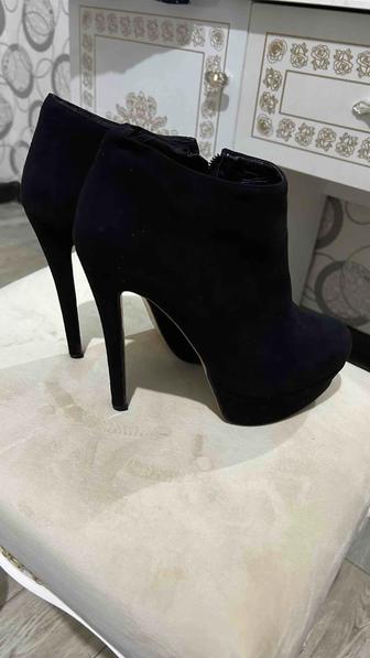 Замш каблук