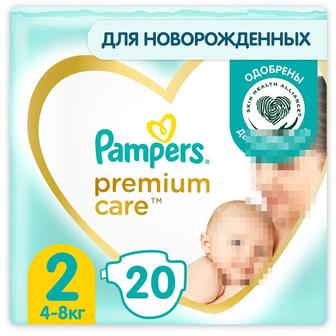 Подгузники Pampers Premium Care 2, 20 шт