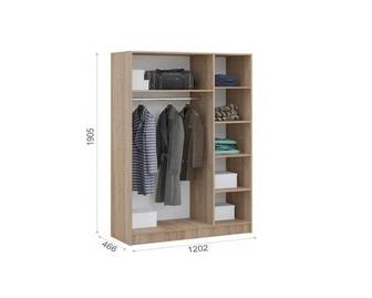 Распродажа! Новый шкаф Формат платьеной комби белый от Азия Склад