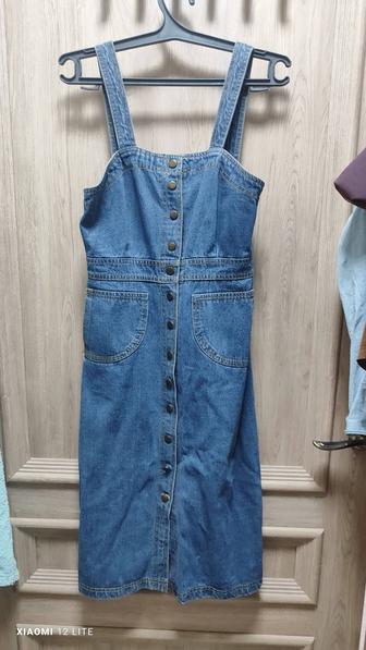 Сарафан. Платья джинсовая