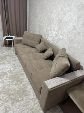 Продам диван-кровать в кофейном цвете, как новый