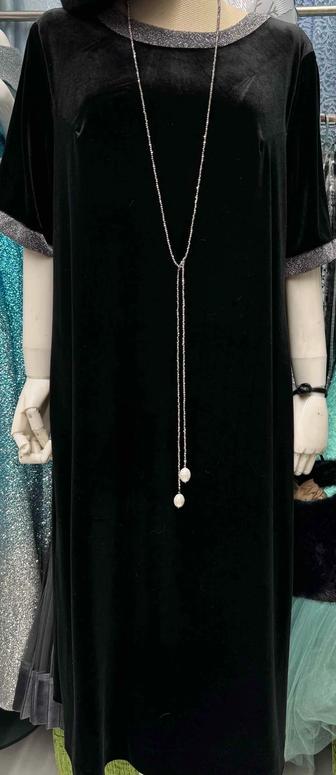 Платье бархатное 48 размер