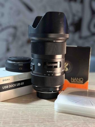 Sigma 18-35mm ART F1.8 для Nikon Sigma Dock CPL ND фильтр