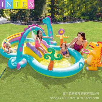 Надувной бассейн INTEX Dino