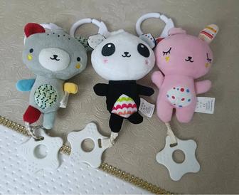 Продам мягкие игрушки погремушки