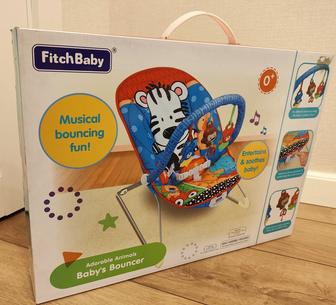 Новый детский шезлонг-качалка FitchBaby (коробка не вскрывалась)