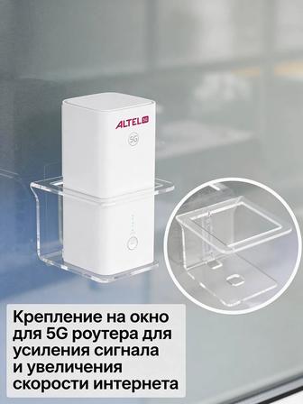 Крепление для 5G-роутера на окно для усиления интернета
