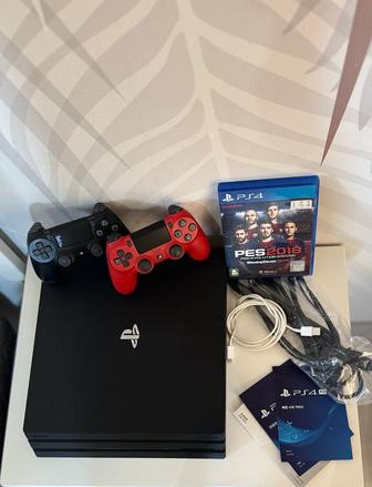Продам в отличном состояние PS4 Pro 1TB2 джойстиккабель HDMзарядчик для