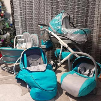 Продам коляску VERDI люлька автолюлька автокресло качалка